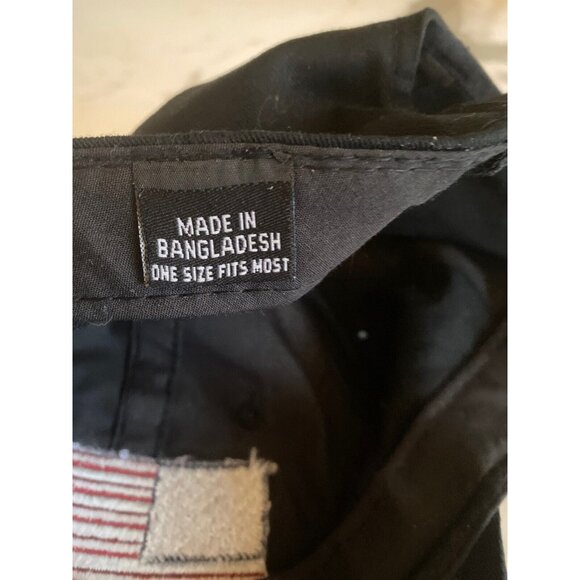 Black Hat Cap US American Flag Baseball Hat Cap - Picture 5 of 6